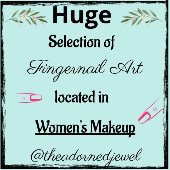 HUGE Selection of Fingernail Art Stickers, Nail Decals and Wraps - Picture 1 of 1